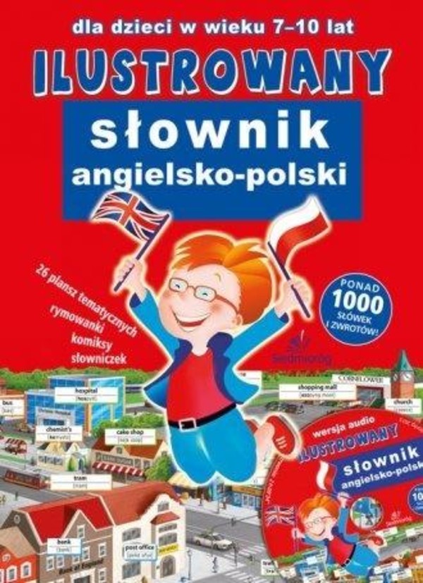 Ilustrowany słownik angielsko-polski + płyta CD audio