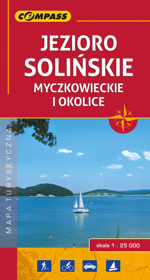 Jezioro Solińskie, Myczkowieckie i okolice Skala: 1:25 000