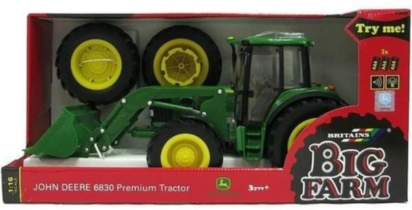 John Deere Traktor z ładowarką Big Farm Skala 1:16