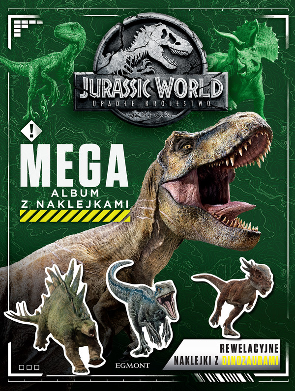 Jurassic World Upadłe królestwo Mega album z naklejkami