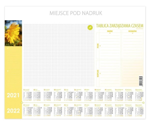 Kalendarz biurkowy 2021 Biuwar mały