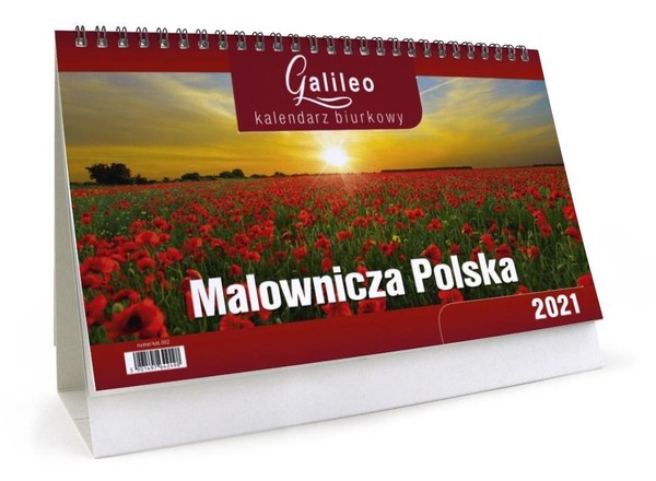 Kalendarz biurkowy 2021 Galileo Malownicza Polska