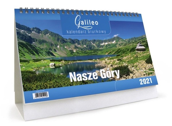 Kalendarz biurkowy 2021 Galileo Nasze góry