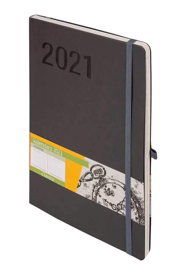Kalendarz 2021 B5 Impresja szary