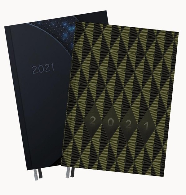 Kalendarz książkowy 2021 A5 Setalux DTP męski (mix wzorów)