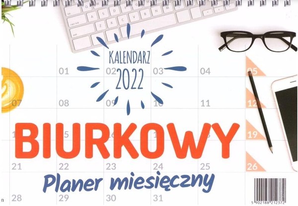 Kalendarz 2022 Biurkowy Planer stojący