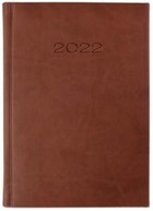 Kalendarz 2022 Dzienny A5 Vivella Brązowy 21D-01
