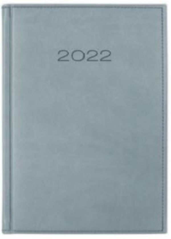 Kalendarz 2022 Dzienny A5 Vivella Szary