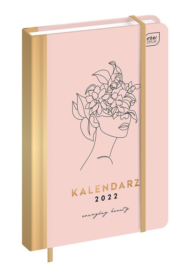 Kalendarz 2022 książkowy B6 Metallic Beauty