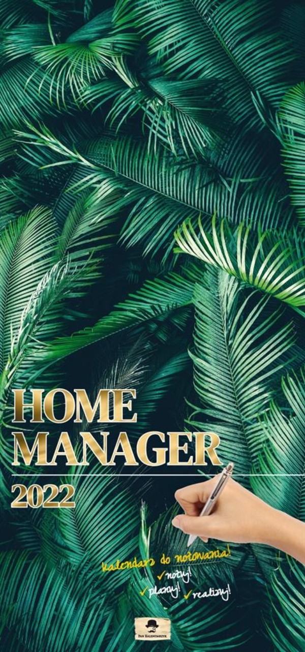 Kalendarz 2022 paskowy szeroki Home Manager