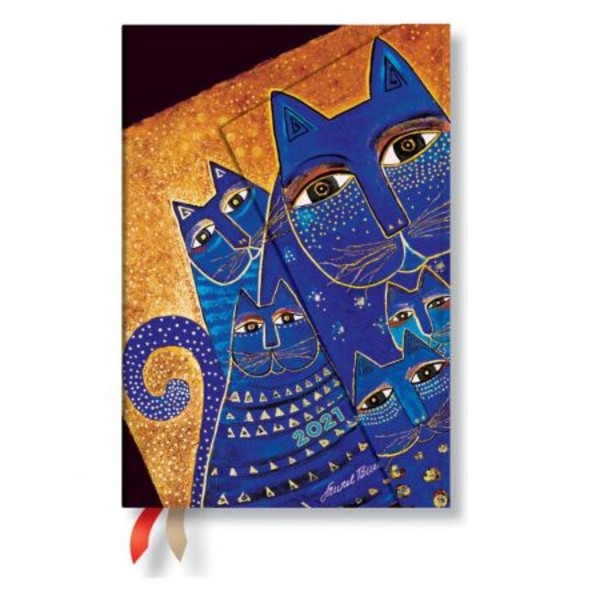 Kalendarz książkowy mini 2021 Mediterranean Cats