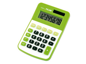 Kalkulator Milan 8 pozycyjny, zielony 150808GRBL