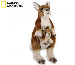 Maskotka National Geographic Kangur z dzieckiem