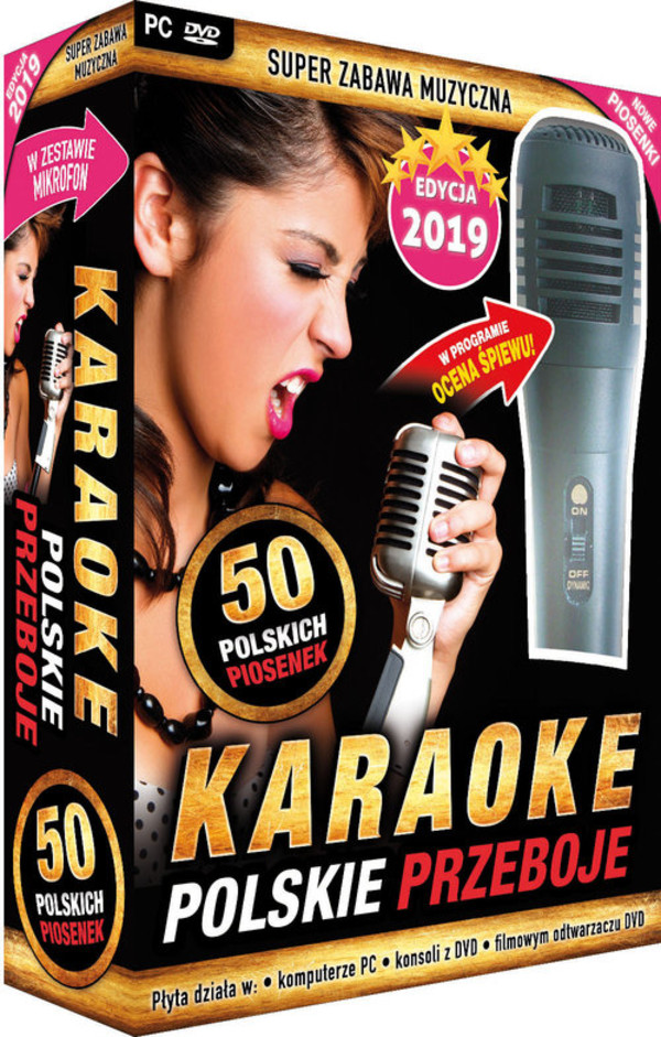 Karaoke Polskie Przeboje edycja 2019 - z mikrofonem (PC)