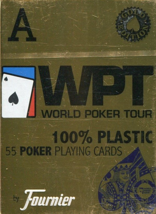 Karty Fournier Wiorld Poker Tour złota edycja