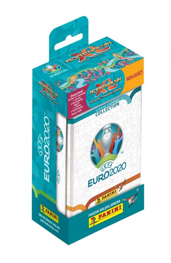 Karty UEFA EURO 2020 Adrenalyn XL Puszka kolekcjonera