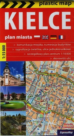 Kielce Plan miasta Skala:1:15000