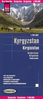 Kyrgyzstan / Kirgisistan Mapa samochodowa Skala: 1:700 000