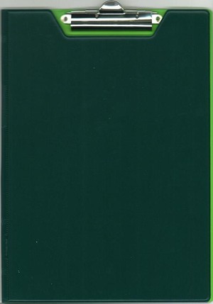 Klip A4 z okładką Duo zielony-jasnozielony