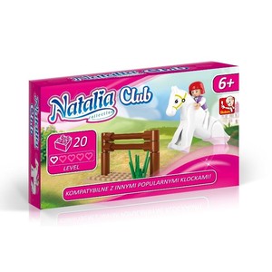 Klocki Natalia Collection Club Przejażdżka konna 20 elementów