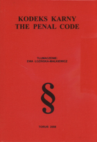 Kodeks karny. The penal code