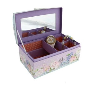 Kolekcja Wiosenna Wyprawa pudełko na biżuterię z lusterkiem