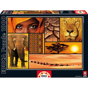 Puzzle Kolory Afryki 1000 elementów