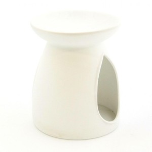 Kominek do wosków: Porcelanowy gładki (biały)