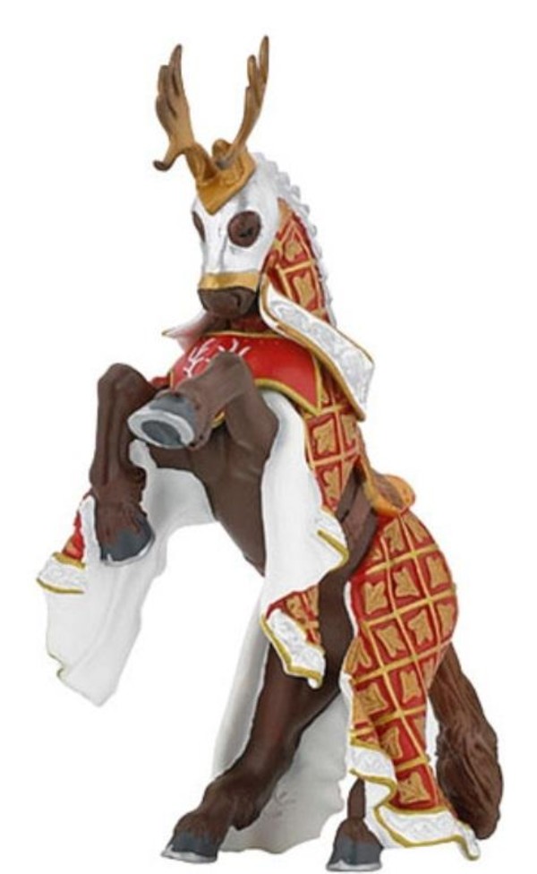 Figurka Koń Mistrza broni z jelenim czubem