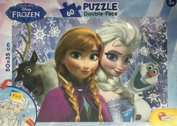 Kraina Lodu / Frozen Siostry Puzzle dwustronne