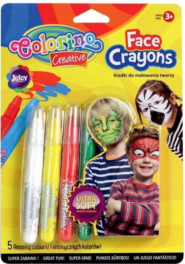 Kredki colorino kids do malowania twarzy standard 5 kolorów