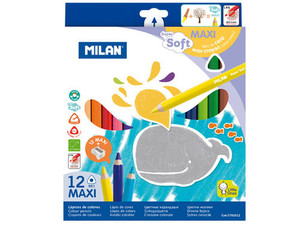Kredki Milan maxi super soft 12 kolorów 0792612