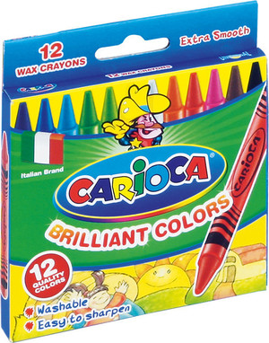 Kredki świecowe Carioca 12 kolorów