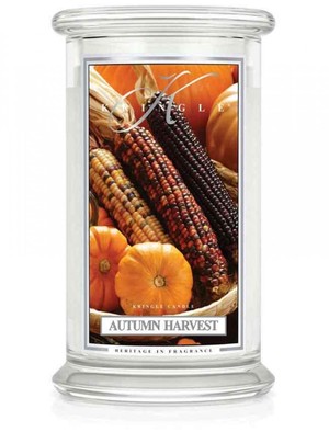Autumn Harvest - Duży, klasyczny słoik z 2 knotami