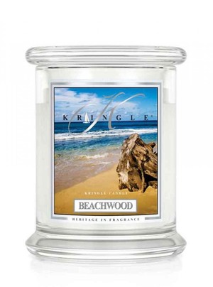 Beachwood - średni, klasyczny słoik z 2 knotami