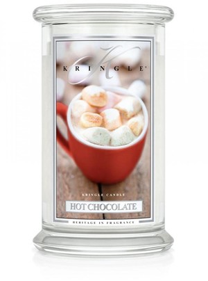 Hot Chocolate - duży, klasyczny słoik z 2 knotami