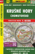 Krusne hory, Chomutovsko Turisticka mapa / Rudawy, Chomutovsko Mapa turystyczna Skala: 1:40 000