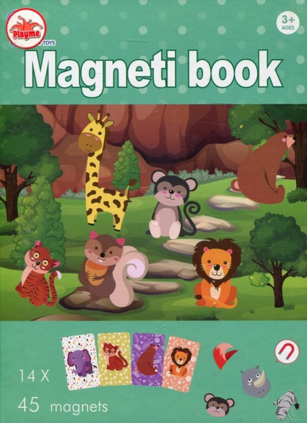 Książka magnetyczna Zwierzęta