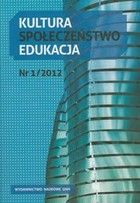 Kultura społeczeństwo edukacja 1/2012