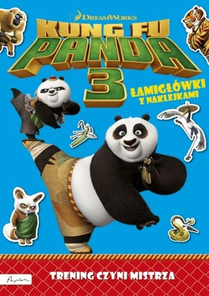 Kung Fu Panda 3 Łamigłówki z naklejkami Trening czyni mistrza