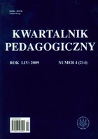 Kwartalnik pedagogiczny nr 4 2009