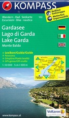 Lake Garda Touristic map / Jezioro Grada Mapa turystyczna Skala: 1:50 000