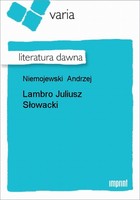Lambro Juliusz Słowacki Literatura dawna