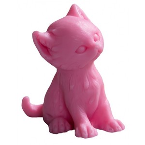 Kotek Puszek różowy Naturalne mydło glicerynowe