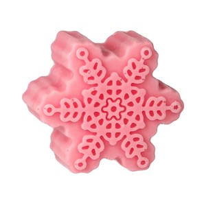 Śnieżynka - różowa Mydełko glicerynowe