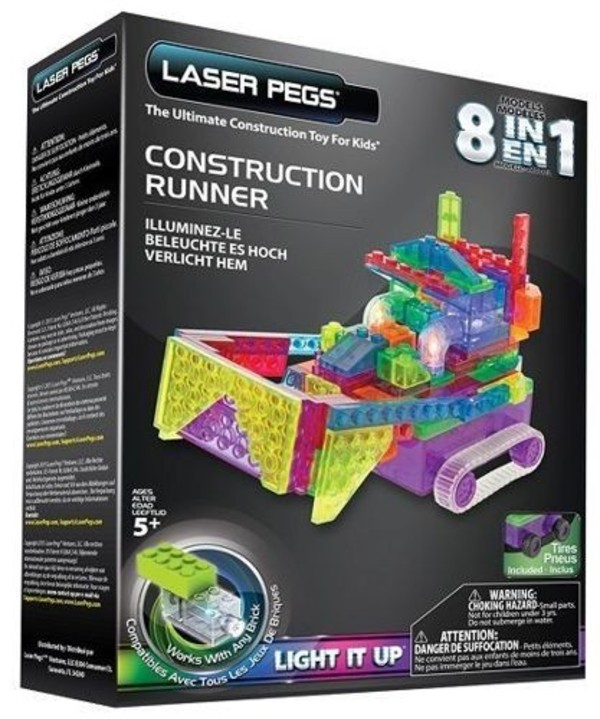 Laser Pegs 8 in 1 Construction Runner