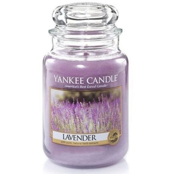 Lavender Duża świeca zapachowa w słoiku