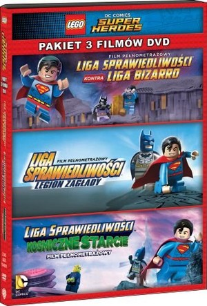 LEGO Liga Sprawiedliwości: Kolekcja 3 filmów (Kosmiczne starcie, Legion Zagłady, Liga Bizarro)