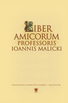 Liber amicorum Professoris Ioannis Malicki - 04