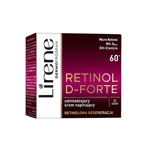 Retinol D-Forte 60+ Krem napinająco- odmładzający